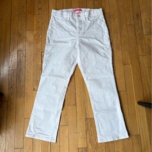 Lilly Pulitzer White Straight-Leg Jeans